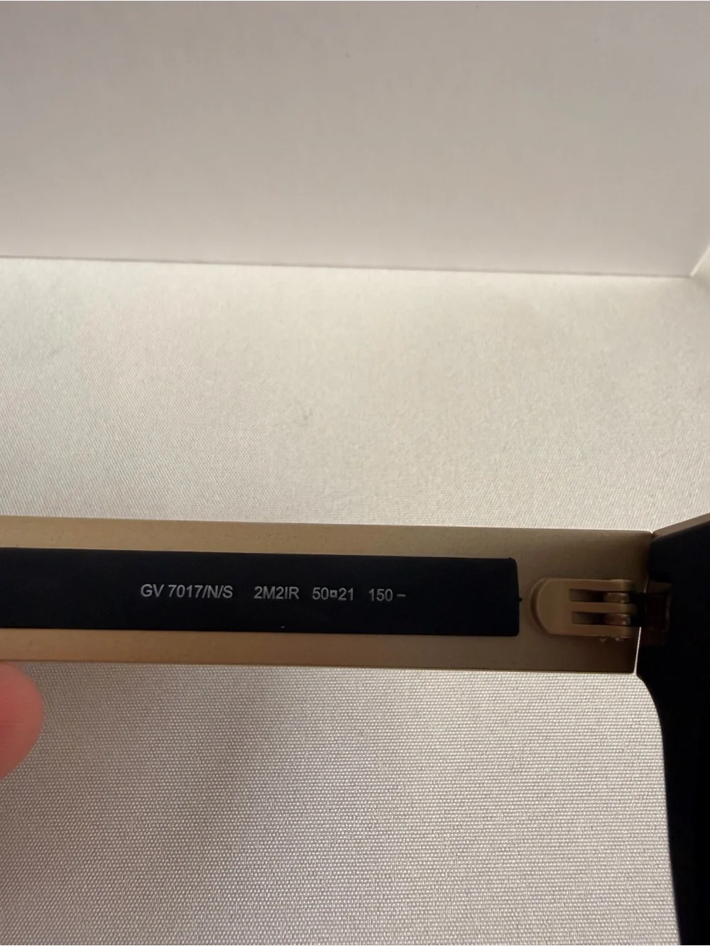 Givenchy Black and Beige Round Sunglasses